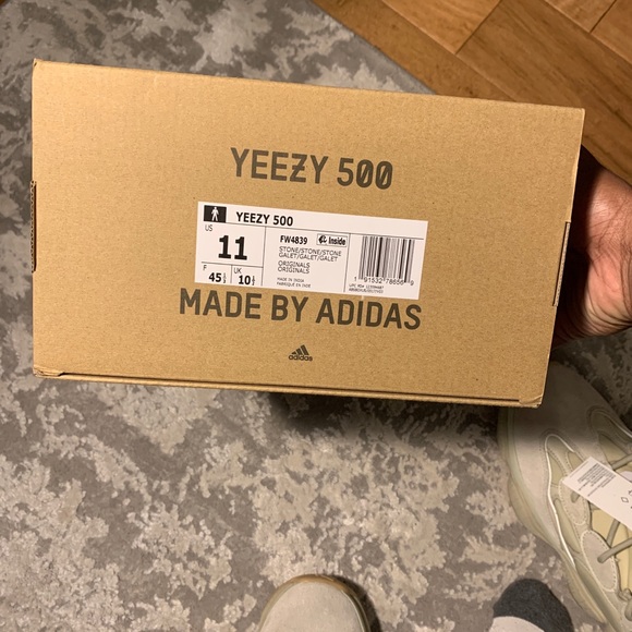 Yeezy 500 Stone Size 11 DEADSTOCK - Picture 7 of 7